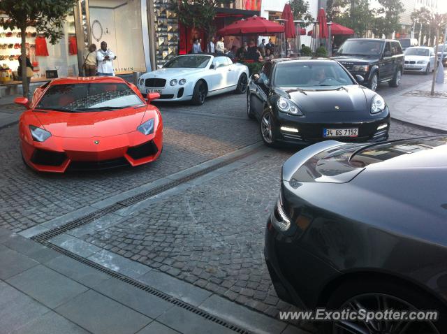 Lamborghini Aventador spotted in Istanbul, Turkey