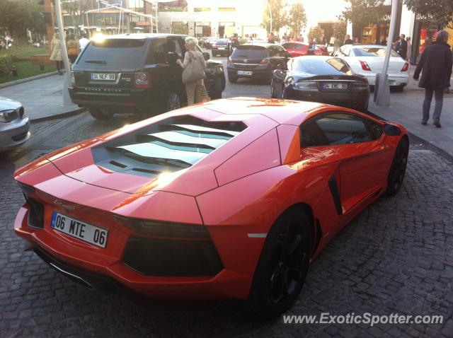 Lamborghini Aventador spotted in Istanbul, Turkey