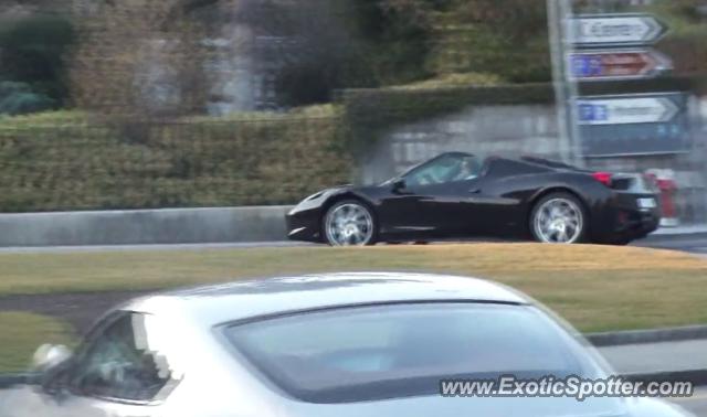 Ferrari 458 Italia spotted in Nyon, Switzerland