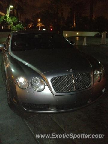 Bentley Continental spotted in Miami, Florida