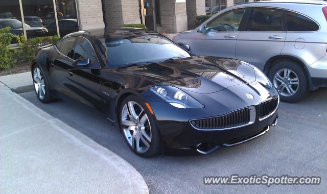 Fisker Karma spotted in London, Ontario, Canada