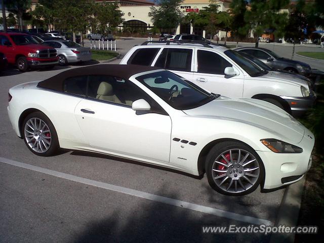 Maserati GranTurismo spotted in Estero, Florida