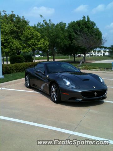 Ferrari California spotted in Dallas, Texas