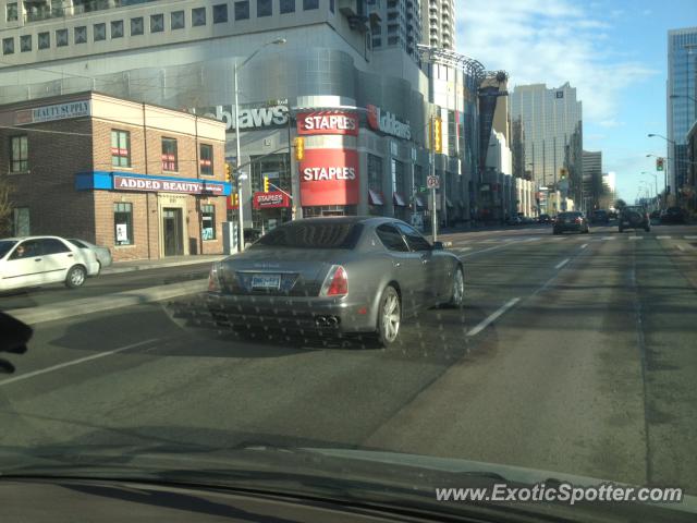 Maserati Quattroporte spotted in Toronto, Canada