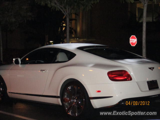 Bentley Continental spotted in San Diego, California