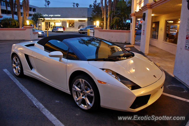 Lamborghini Gallardo spotted in La Jolla, California