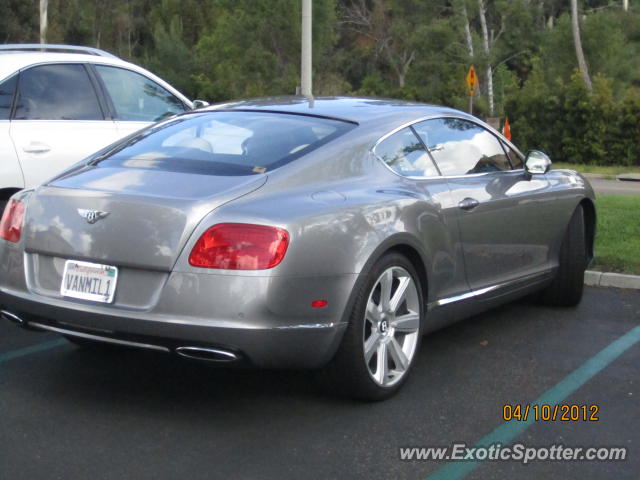 Bentley Continental spotted in Rancho Santa Fe, California