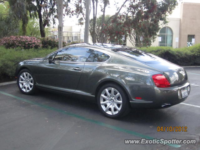 Bentley Continental spotted in Rancho Santa Fe, California