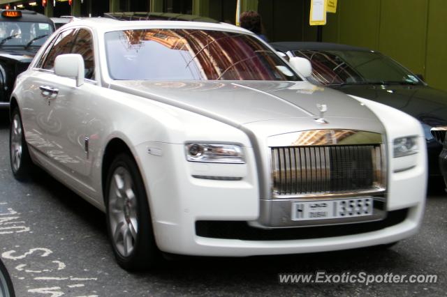 Rolls Royce Ghost spotted in London, United Kingdom