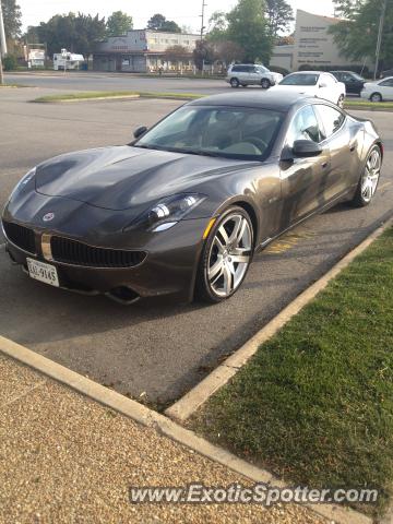 Fisker Karma spotted in Virginia Beach, Virginia