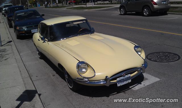 Jaguar E-Type spotted in London, Ontario, Canada