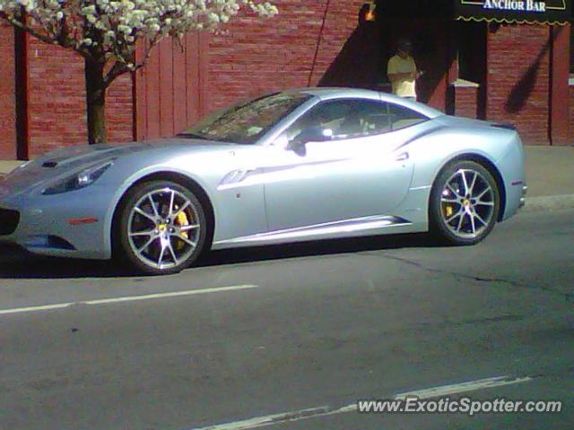 Ferrari California spotted in Buffalo, New York