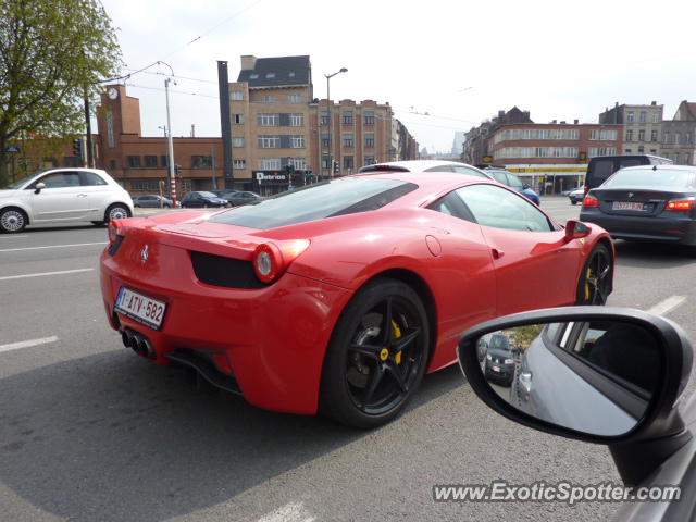 Ferrari 458 Italia spotted in Brussels, Belgium