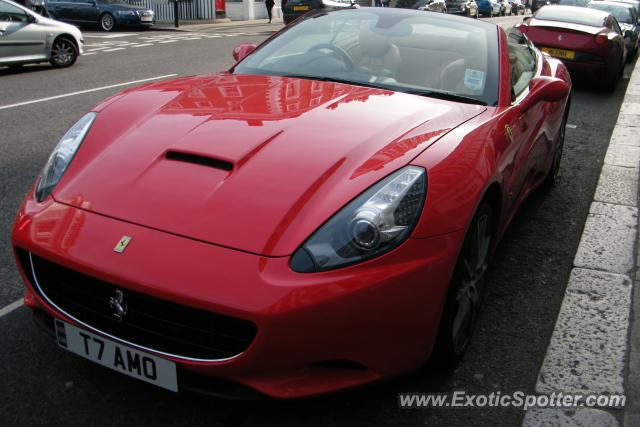 Ferrari California spotted in London, United Kingdom