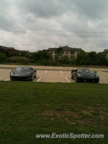 Ferrari 458 Italia spotted in Dallas, Texas