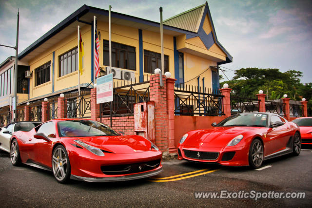 Ferrari 458 Italia spotted in Port Dickson, Malaysia