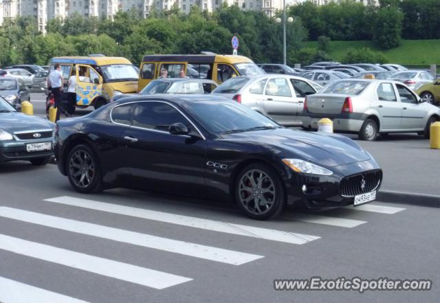Maserati GranTurismo spotted in Moscow, Russia