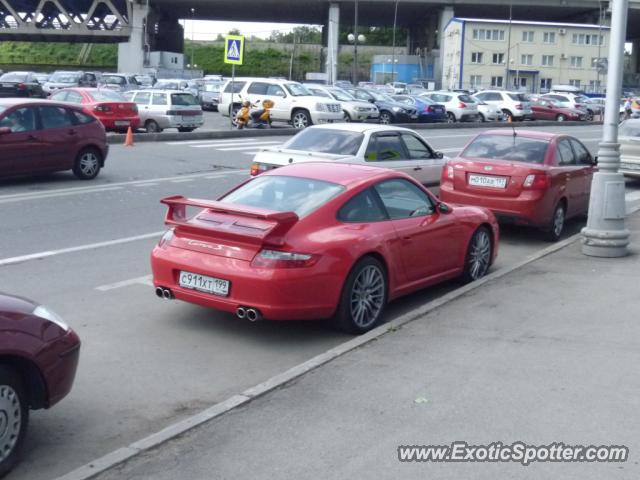 Porsche 911 spotted in Moscow, Russia