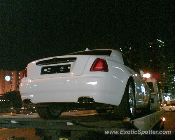 Rolls Royce Ghost spotted in Abu Dhabi, United Arab Emirates