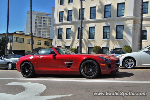 Mercedes SLS AMG spotted in La Jolla, California