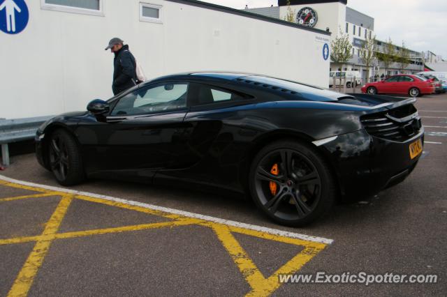 Mclaren MP4-12C spotted in Silverstone, United Kingdom