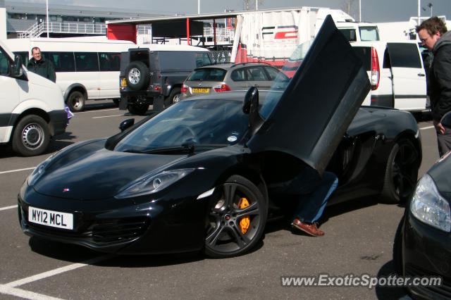 Mclaren MP4-12C spotted in Silverstone, United Kingdom