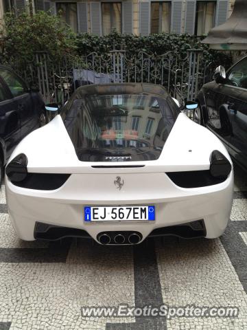 Ferrari 458 Italia spotted in Senago, Italy