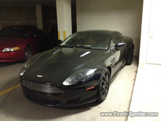Aston Martin DB9 spotted in Edgewater, New Jersey