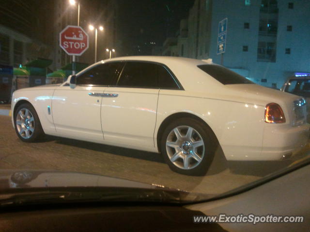Rolls Royce Ghost spotted in Abu Dhabi, United Arab Emirates