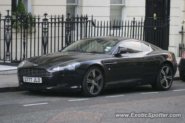 Aston Martin DB9 spotted in London, United Kingdom