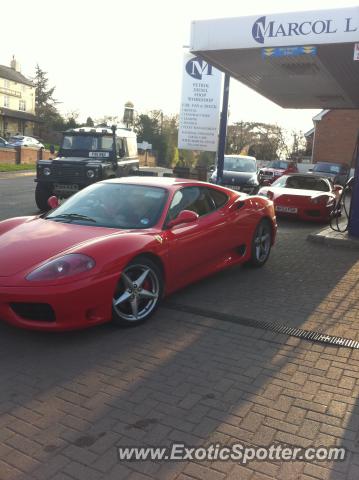 Ferrari 360 Modena spotted in Loughbrough, United Kingdom