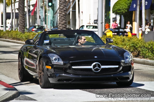 Mercedes SLS AMG spotted in Beverly Hills, California