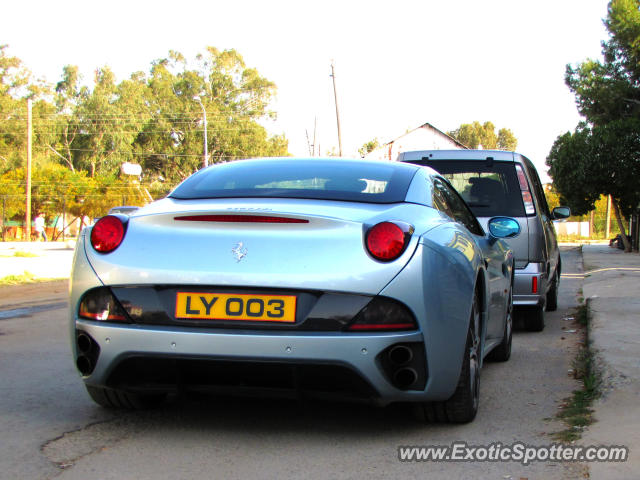 Ferrari California spotted in Famagusta, Cyprus