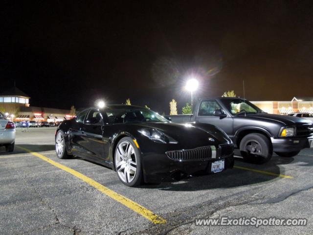 Fisker Karma spotted in Deer Park, Illinois