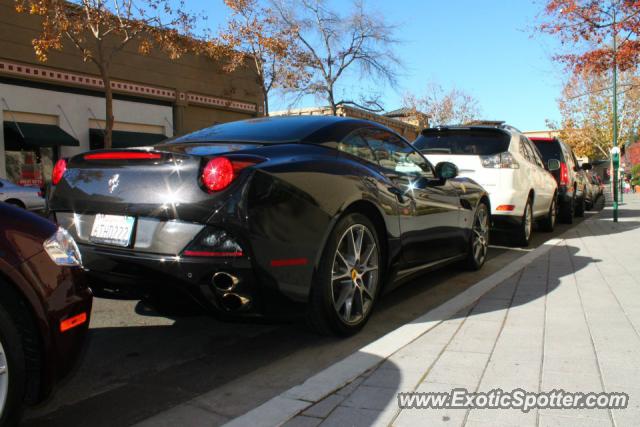 Ferrari California spotted in Walnut Creek, California