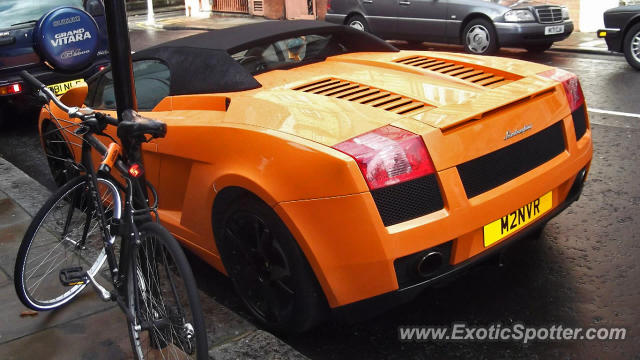 Lamborghini Gallardo spotted in London, United Kingdom