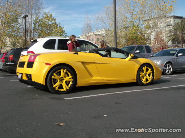 Lamborghini Gallardo spotted in San Jose, California