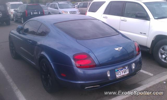 Bentley Continental spotted in Golden, Colorado