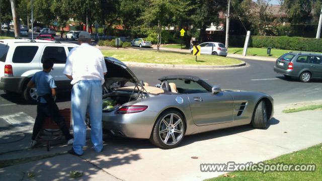 Mercedes SLS AMG spotted in Santiago, Chile