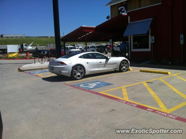 Fisker Karma spotted in Dallas, Texas