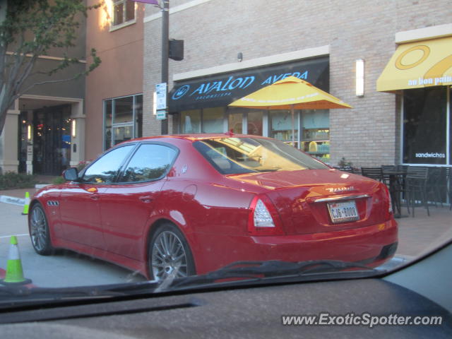 Maserati Quattroporte spotted in Dallas, Texas