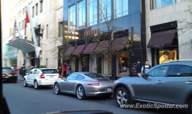 Porsche 911 spotted in Boston, Massachusetts