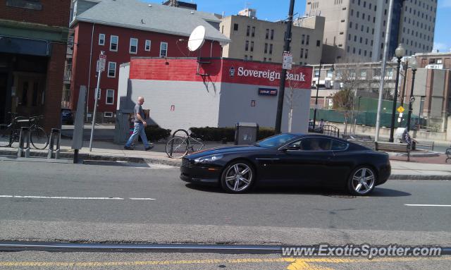 Aston Martin DB9 spotted in Boston, Massachusetts