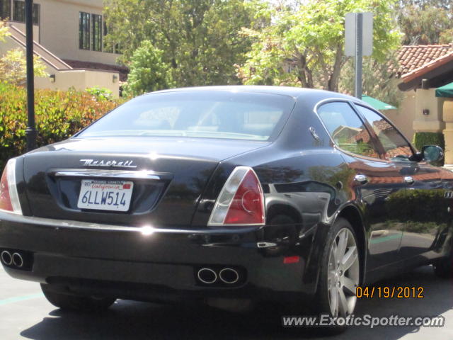 Maserati Quattroporte spotted in Rancho Santa Fe, California