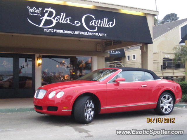 Bentley Continental spotted in Del Mar, California