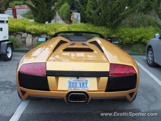 Lamborghini Murcielago spotted in Pebble Beach, California