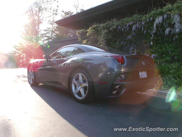 Ferrari California spotted in Monterey, California