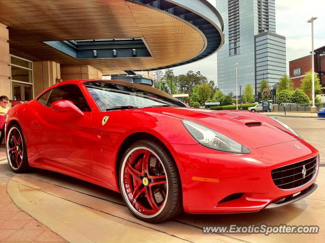 Ferrari California spotted in Atlanta, Georgia