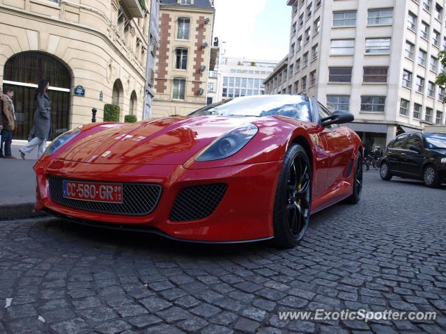 Ferrari 599GTB spotted in Paris, France