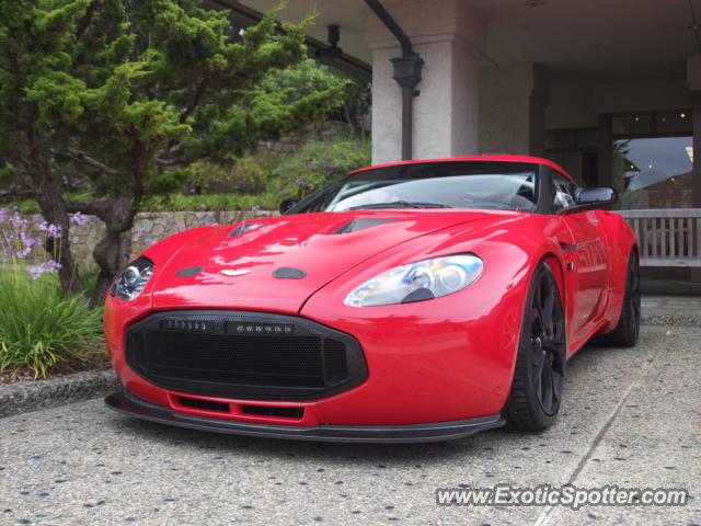 Aston Martin Zagato spotted in Pebble Beach, California